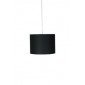 Pendente com Cúpula Redonda em Tecido Preto P Linha Essential by Studio Mirabile