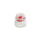 Pote em Vidro com Tampa 350 ml - Vermelho - 10x9x9cm - Coleção Mirabile Essential