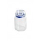 Pote em Vidro com Tampa 750 ml - Azul - 17x10x10cm - Coleção Mirabile Essential