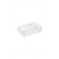 Saboneteira em Acrílico Transparente - 3x13x8cm - Coleção Mirabile Essential