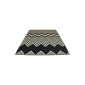 Tapete Sisllê Preto e Bege Linha Mirabile Essential by Mirabile Decor (2m x 2,5m)