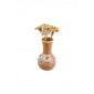 Vaso com Flores Marrom Claro by Coqueiro Campo (22 cm x 10cm)
