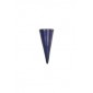 Vaso de Parede Cone Azul Escuro Fosco by Leí e Augusto Cerâmica (14 cm x 05 cm)