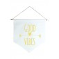 Wall Flag Amarela Good Vibes by Studio Mirabile