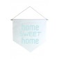 Wall Flag Azul Home Sweet Home by Studio Mirabile