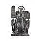 Xilogravura by J. Borges - Nossa Senhora Aparecida (Tamanho 66 x 48 cm)