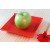 Bandeja Plástica Quadrada Vermelha - 3x15x15cm - Coleção Mirabile Essential