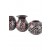 Conjunto de Mini Vasos Marrom (3 peças) Marajoara by Polo Ceramista de Icoaraci