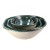 Bowl em Cerâmica Esmaltada Bege e Verde Escuro by Paula Almeida
