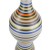 Vaso Decorativo de Cerâmica Pintada Colorido Coleção Cannes by Carolina Haveroth 03