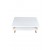 Mesa de Centro Retangular Off White Coleção Basic (90 cm x 35 cm x 54 cm)