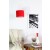 Pendente com Cúpula Redonda em Tecido Vermelho Linha Essential by Studio Mirabile