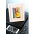 Porta Retrato em Madeira Bege com Vidro - 23x18x12 cm - Coleção Mirabile Essential