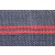 Tapete em Tear Manual Azul Marinho com Vermelho Linha Mirabile Essential