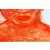 Xilogravura Face Laranja em Aquarela by Cão (33 cm x 25 cm)