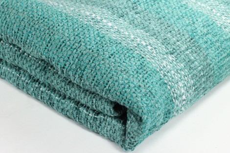 Manta para Sof em Chenille Turquesa Linha Essential by Mirabile